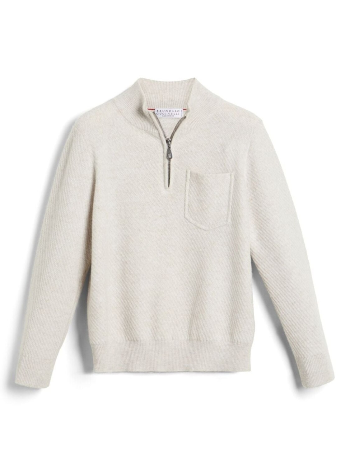 

Brunello Cucinelli Kids кашемировый свитер, серый