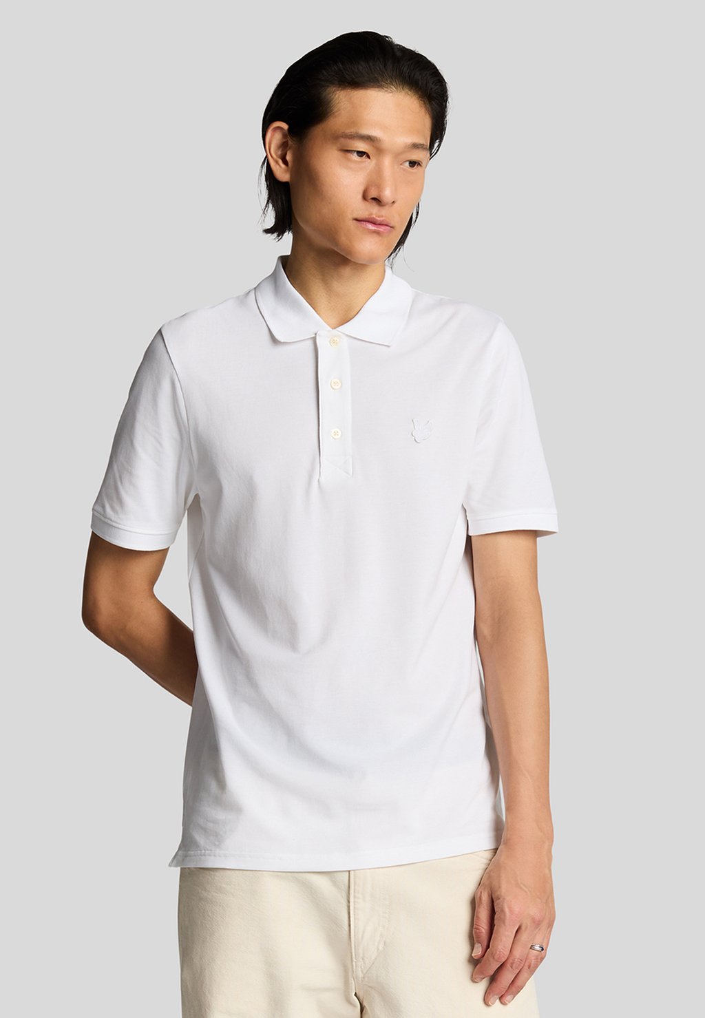 

Рубашка поло SUPERFINE Lyle & Scott, белый