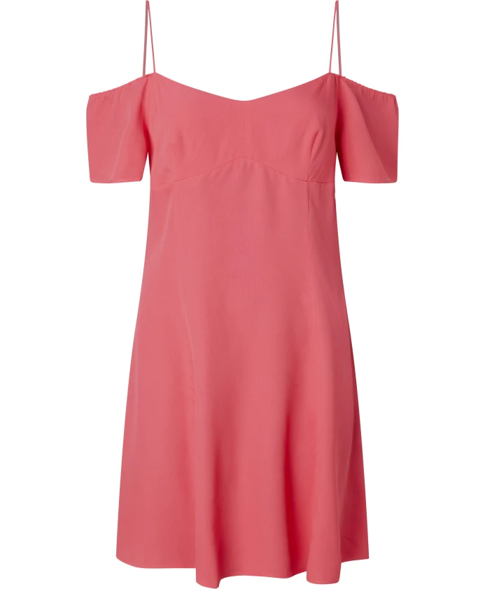 

Розовое джинсовое платье Calvin Klein, розовый