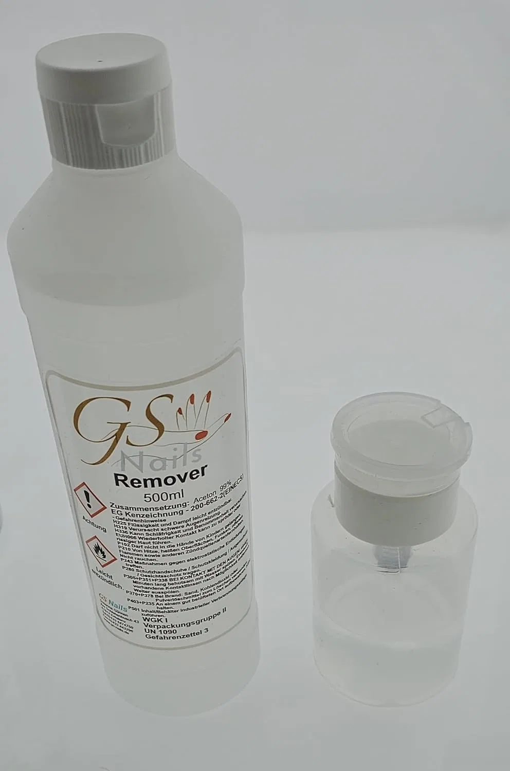 Набор для снятия гель-лака GS-Nails: 500 мл ремувера, диспенсер, 500 целлюлозных салфеток Gs-Nails — фото 2