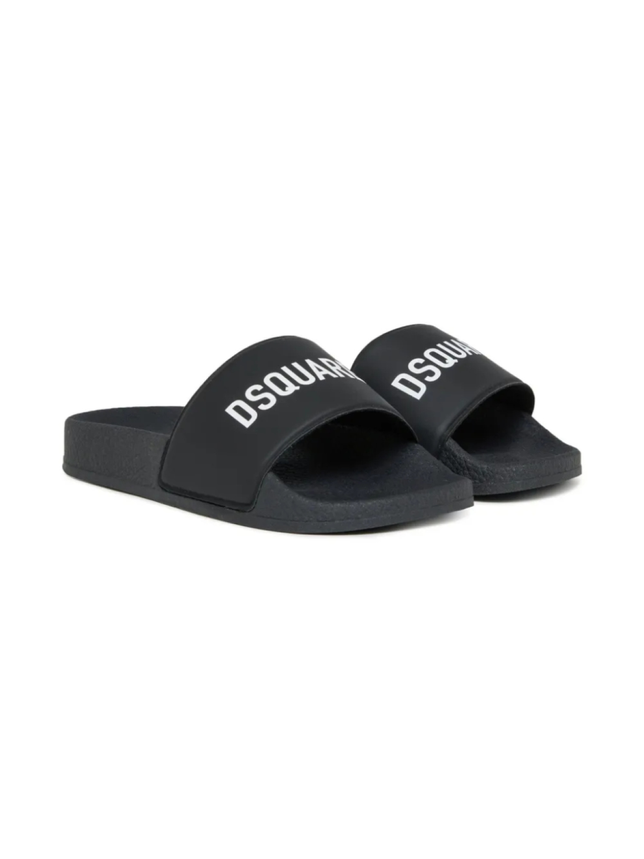 

Шлепанцы с логотипом DSQUARED2 KIDS, черный