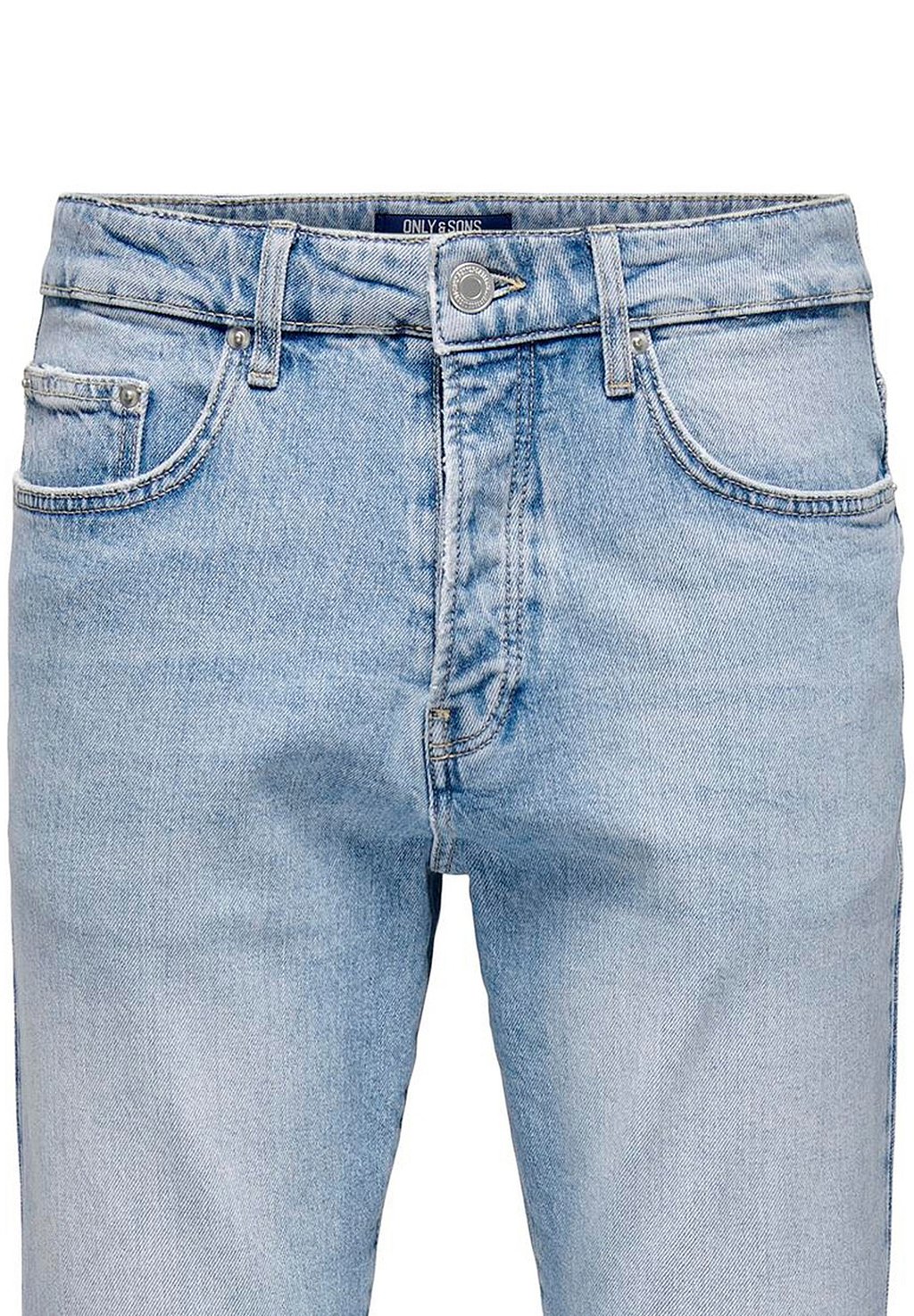 

Джинсы прямого кроя REGULAR MIT RISSEN 5-POCKET WASHED Only & Sons, светло-голубой