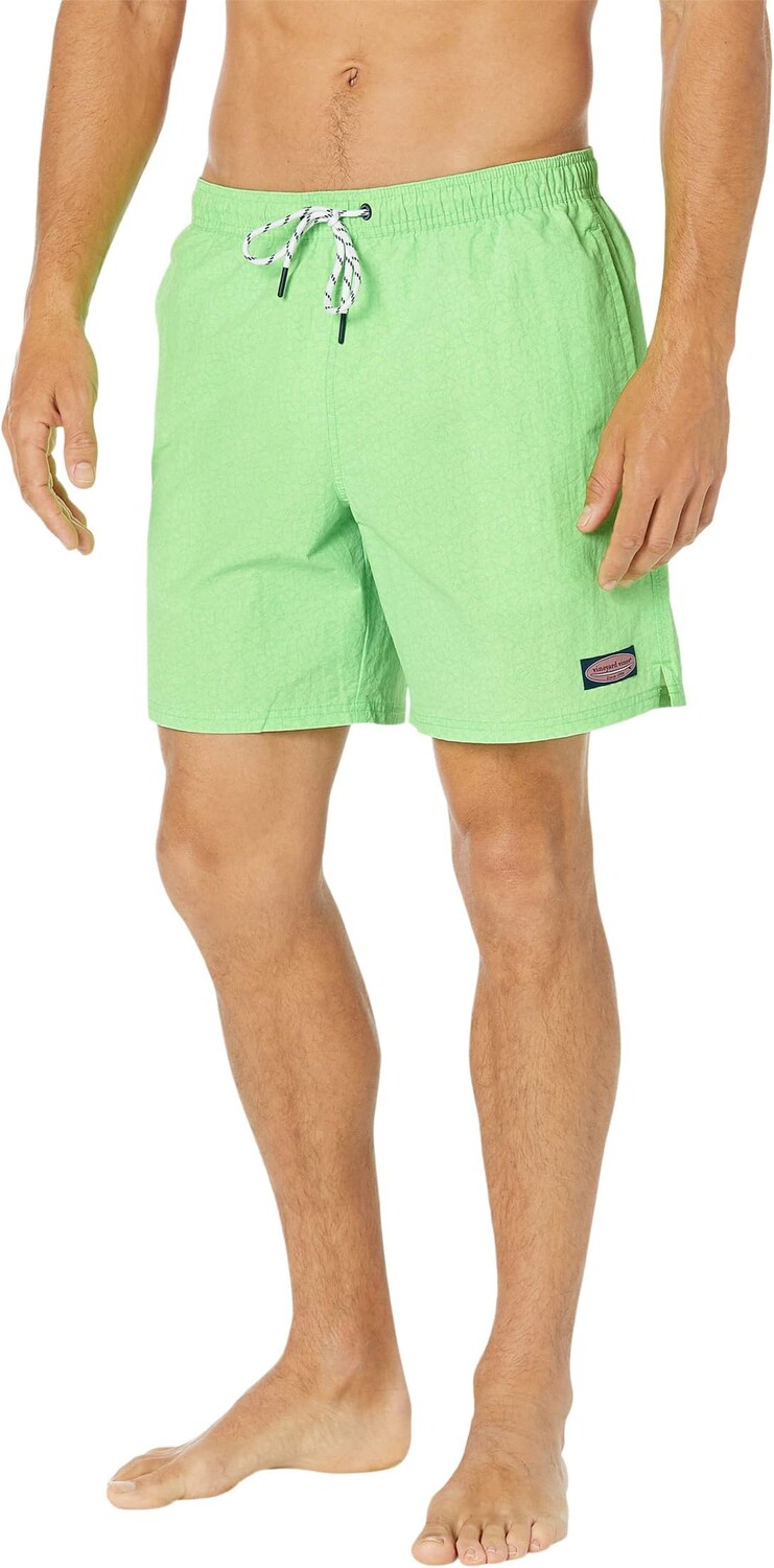 

Шорты для плавания Vineyard Vines Island Chappy Trunks, цвет BVI Lines Knockout