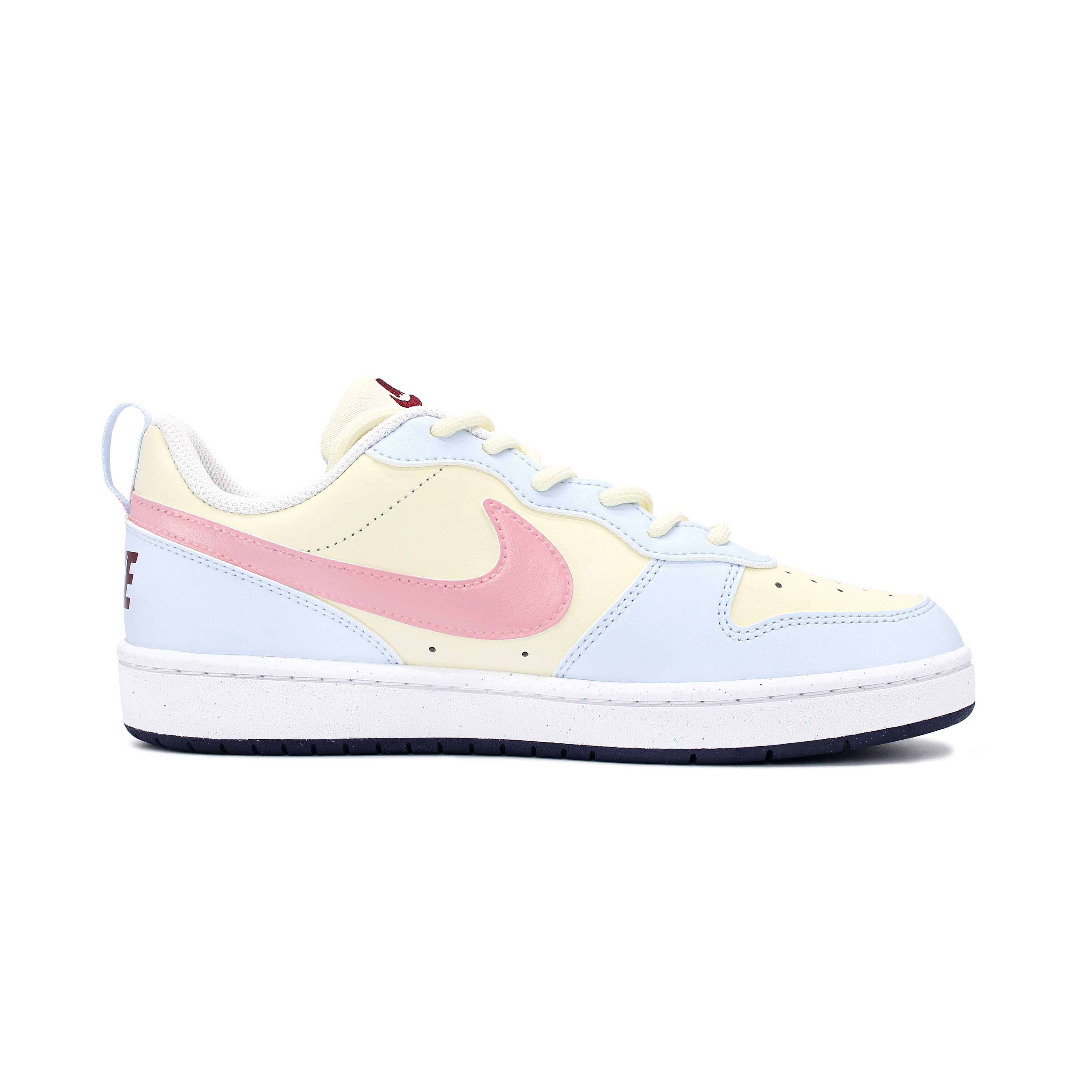 

Кроссовки Nike Court Borough Skateboarding Shoes Women's Low-top Yellow/Blue, черный/серо-синий