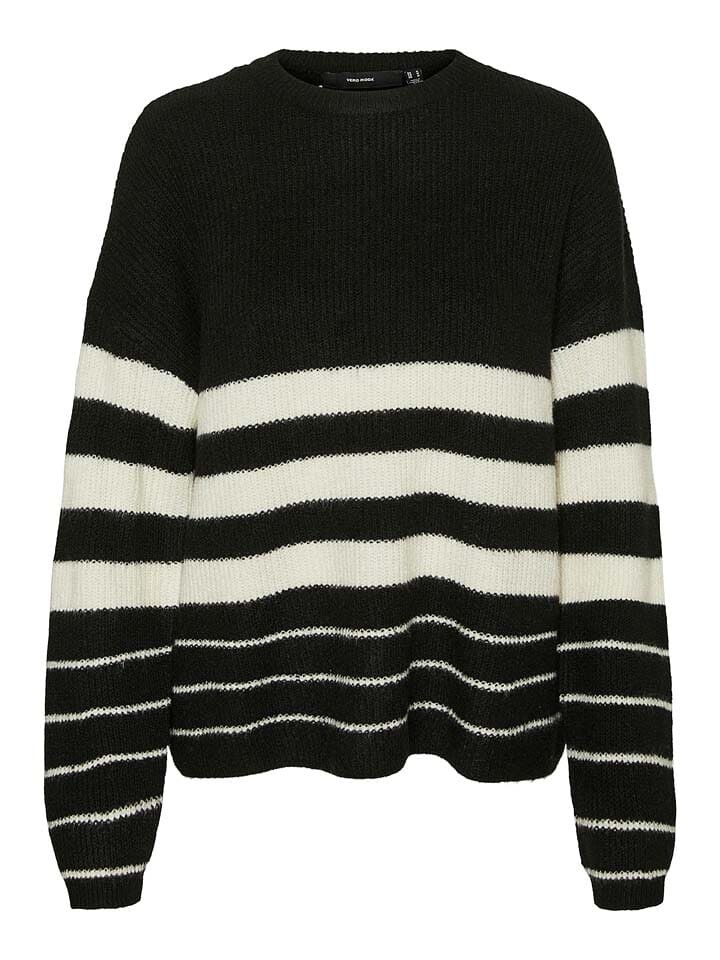 

Пуловер Vero Moda, черный/белый
