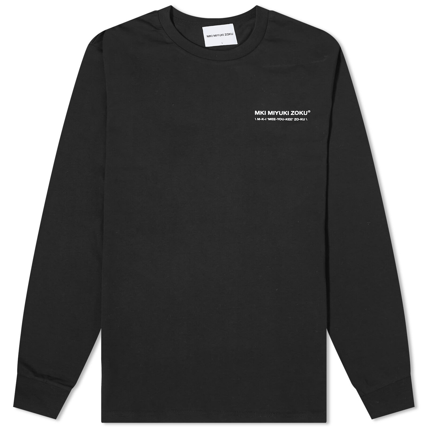 

Футболка Mki Long Sleeve Phonetic, черный