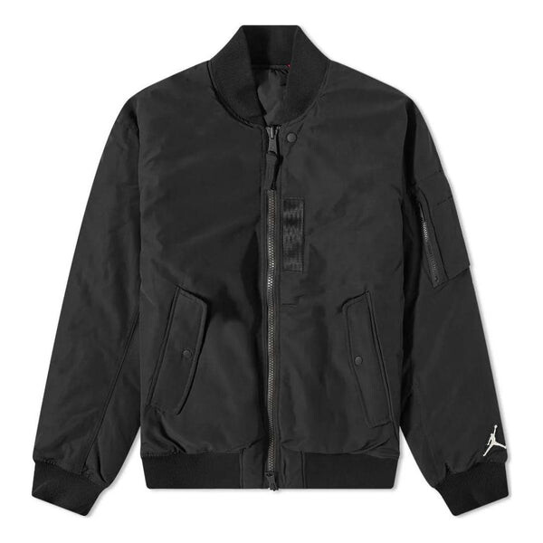 

Куртка Air Jordan Button Zipper Jacket Men's Black, черный