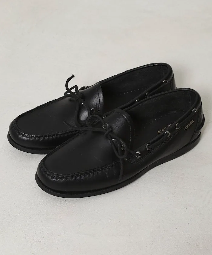 Туфли Эксклюзивная самодельная модель CAMP MOC DECKER SOFT / BA12001A (размеры 25-28 см) 26SS G.H.Bass, black — фото 3