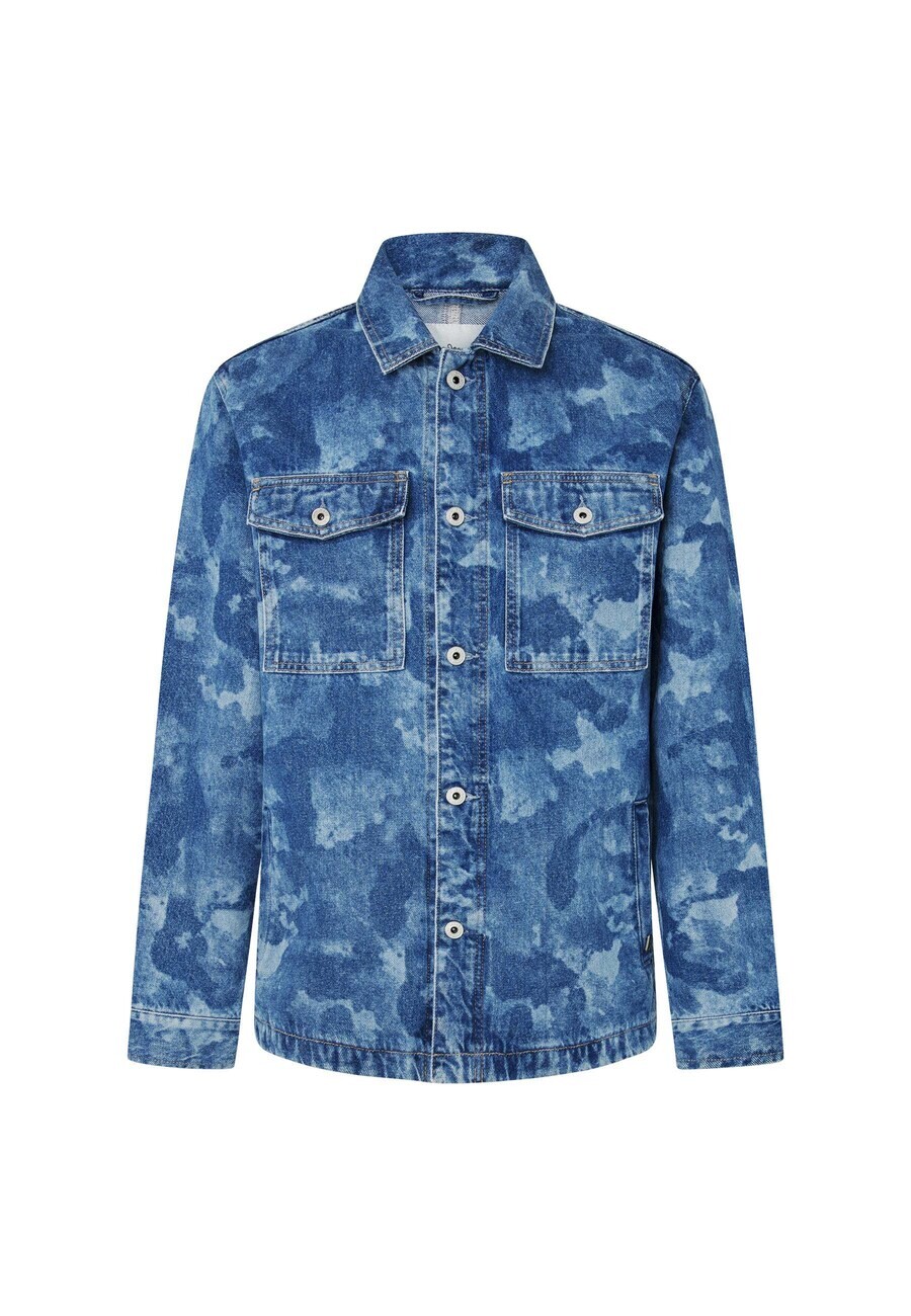 

Джинсовая рубашка Pepe Jeans Regular fit Button Up Shirt EATON, синий деним