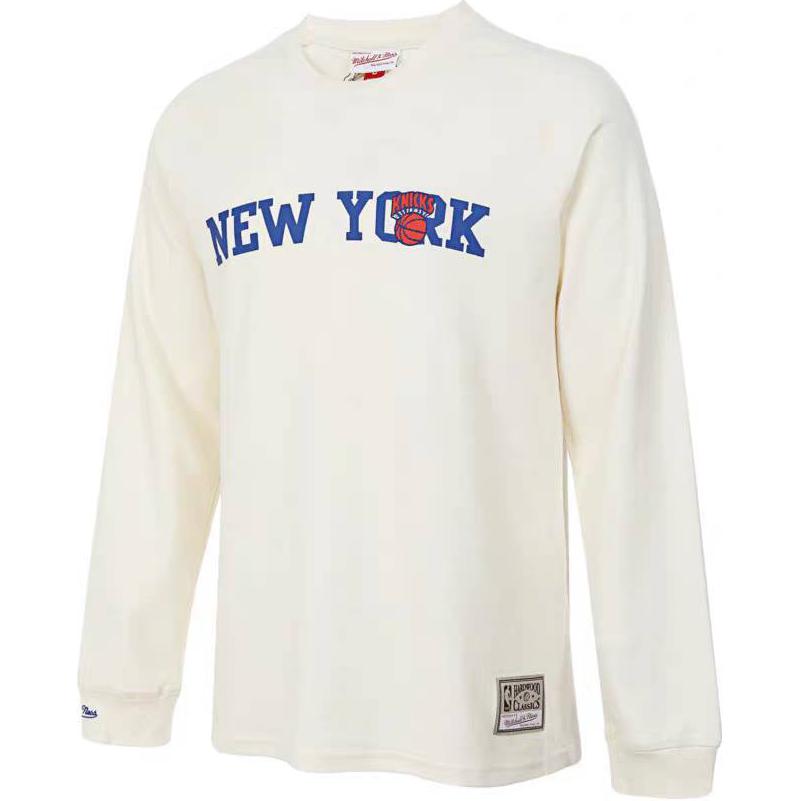 

Mitchell Ness Толстовка Mitchell & Ness x NBA New York Knicks Lifestyle Unisex Beige Yellow