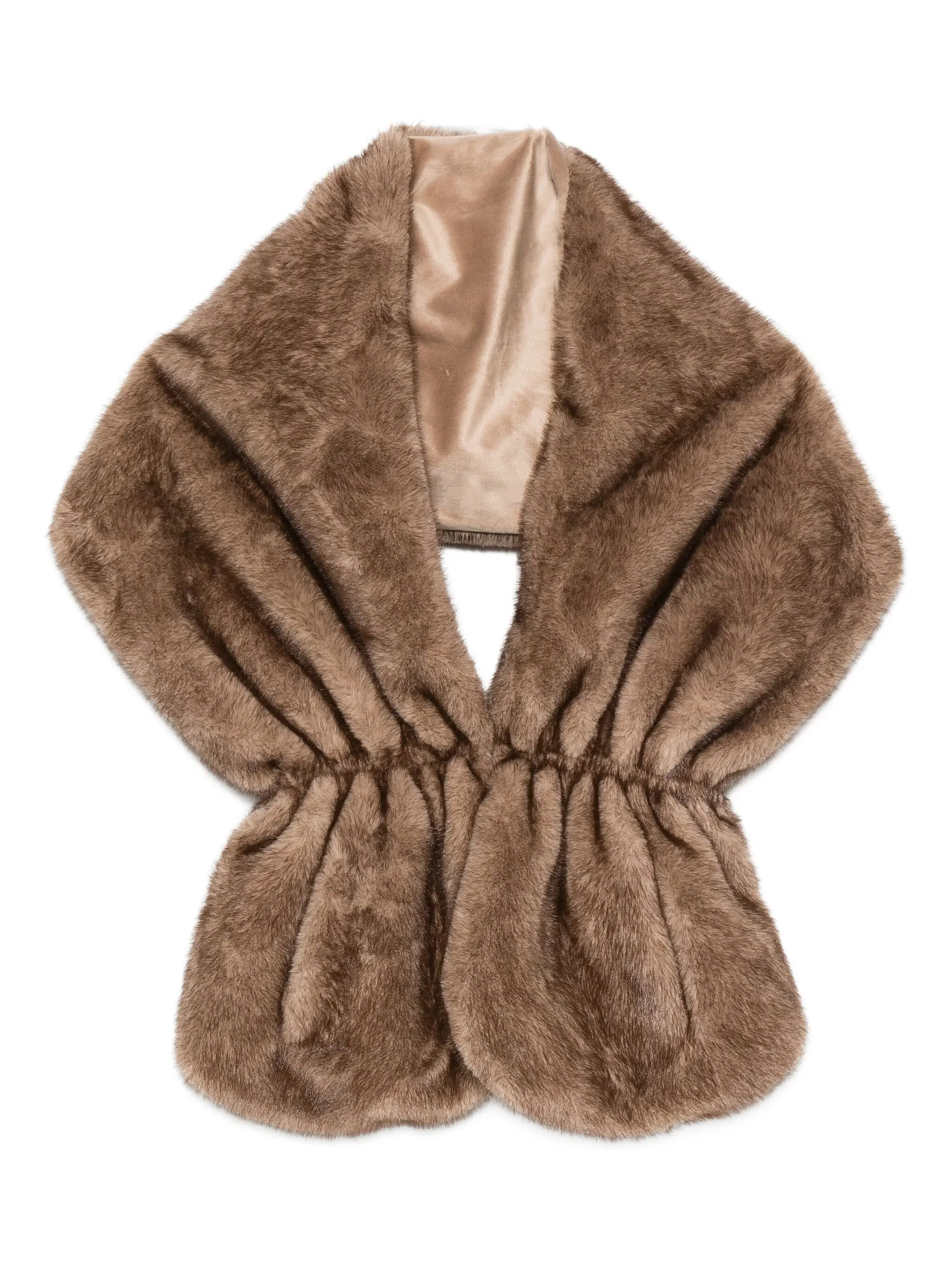 

Жилет из искусственного меха Betta Corradi, коричневый