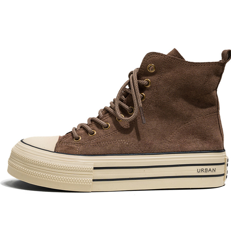 Urban Authentic Нескользящие, износостойкие, легкие высокие парусиновые кроссовки унисекс — фото 3