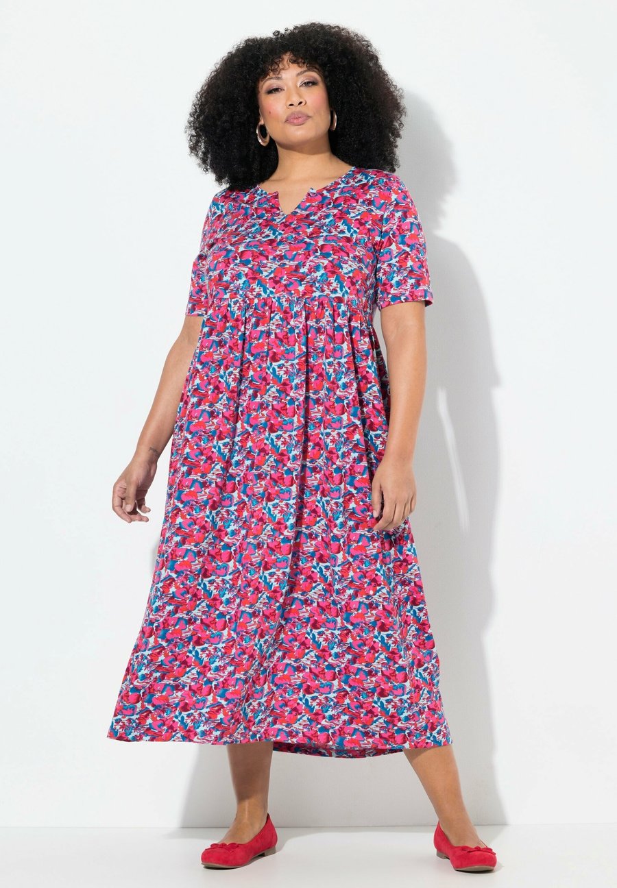 

Платье Ulla Popken TINY FLORAL EMPIRE, Marine/Multi-Coloured