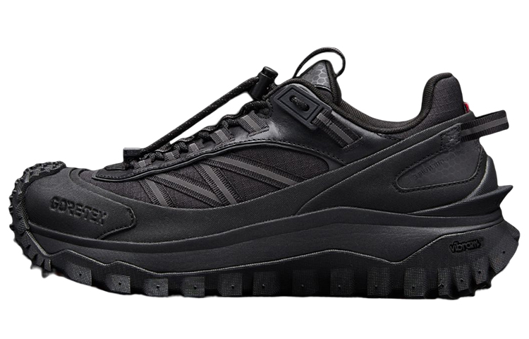 Moncler Trailgrip GTX Low Top Спортивные повседневные туфли Женские Черные