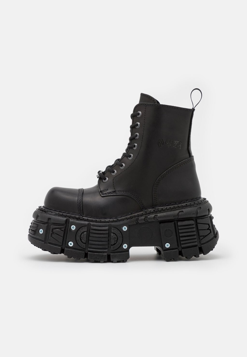Ботильоны на высоком каблуке UNISEX New Rock, черный