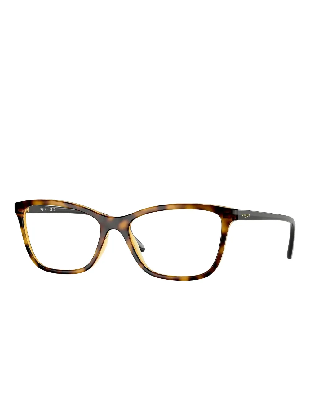 

Очки «кошачий глаз» в черепаховой оправе Vogue Eyewear, коричневый