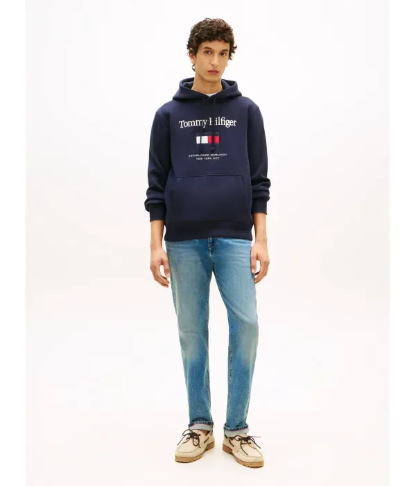 Толстовка Flex regular fit Tommy Hilfiger, темно-синий — фото 2