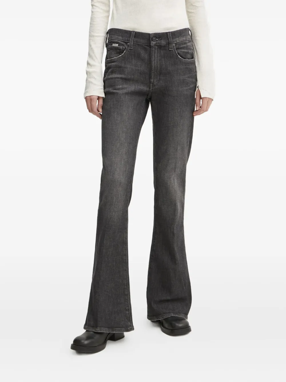 

Расклешенные джинсы 3301 G-Star Raw, серый