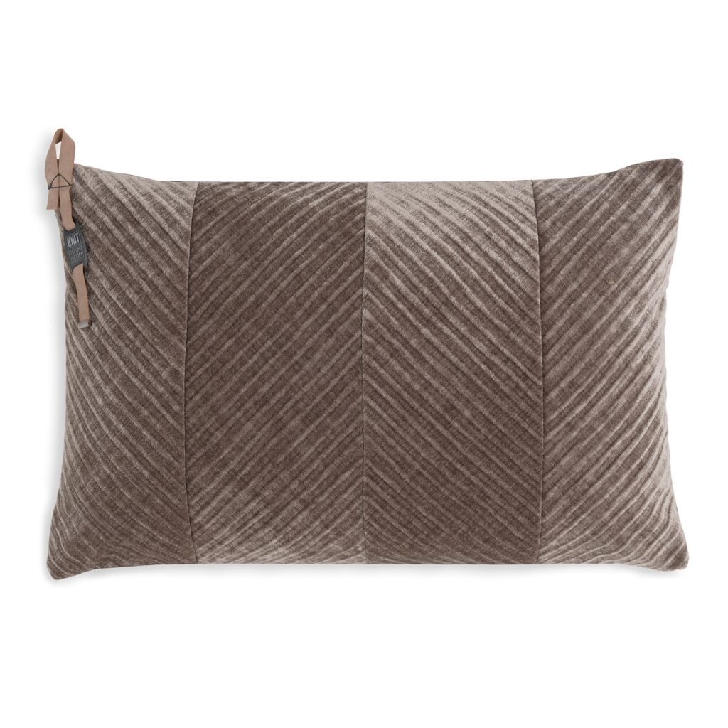 

Подушка Knit Factory Beau - Серо-коричневый - 60x40 см