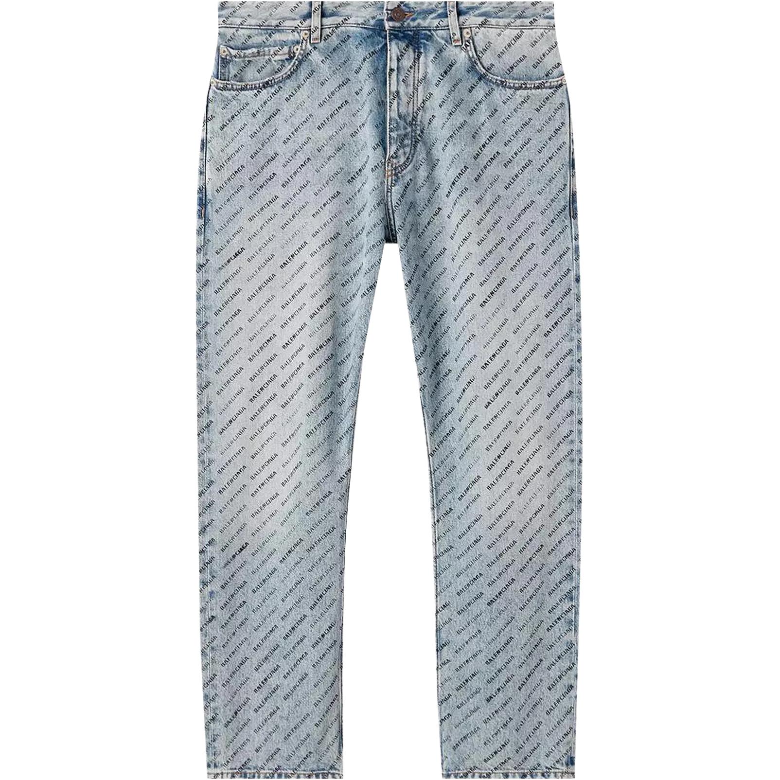 

Balenciaga Мужские джинсы, ледяного синего цвета