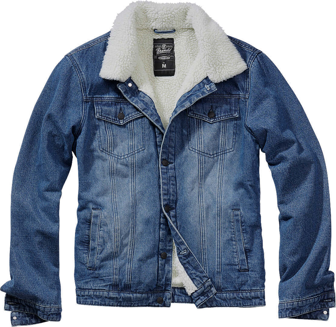

Куртка Brandit Sherpa Denim Jacket, синий