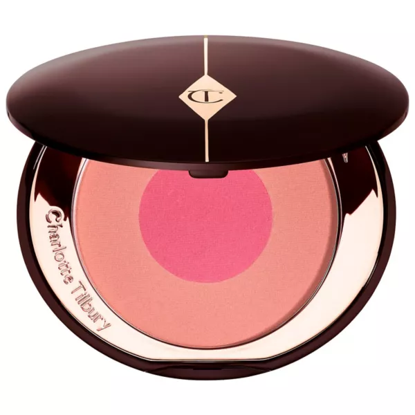 

Щеки в шикарном румянце Charlotte Tilbury, цвет love is a drug