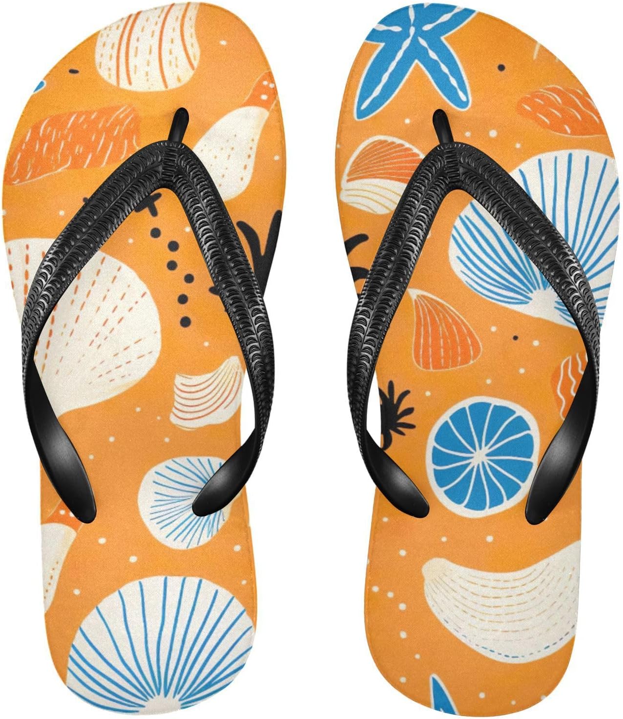 

Пляжные летние сандалии Seashell Starfish для женщин и мужчин, шлепанцы для душа Kfbe