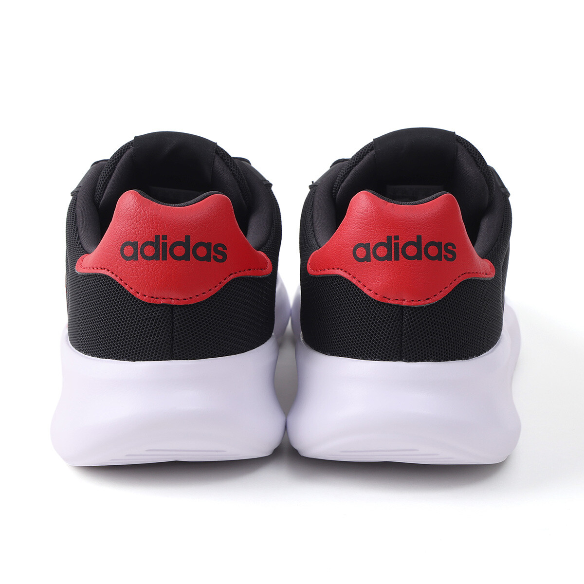 Кроссовки для бега Lite Racer 3.0 мужские с низким верхом, черные/красные Adidas — фото 3