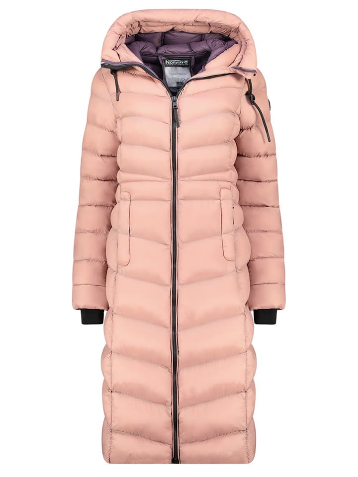 

Стеганое пальто Geographical Norway, розовый