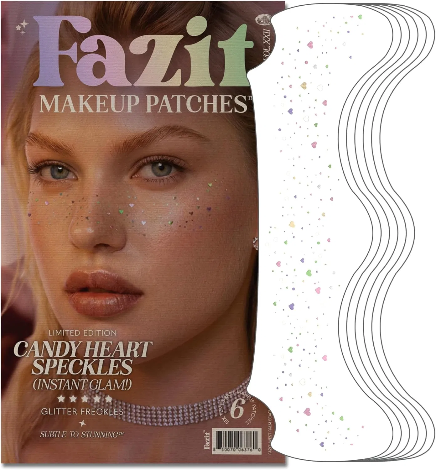 Патчи для макияжа блестки Fazit