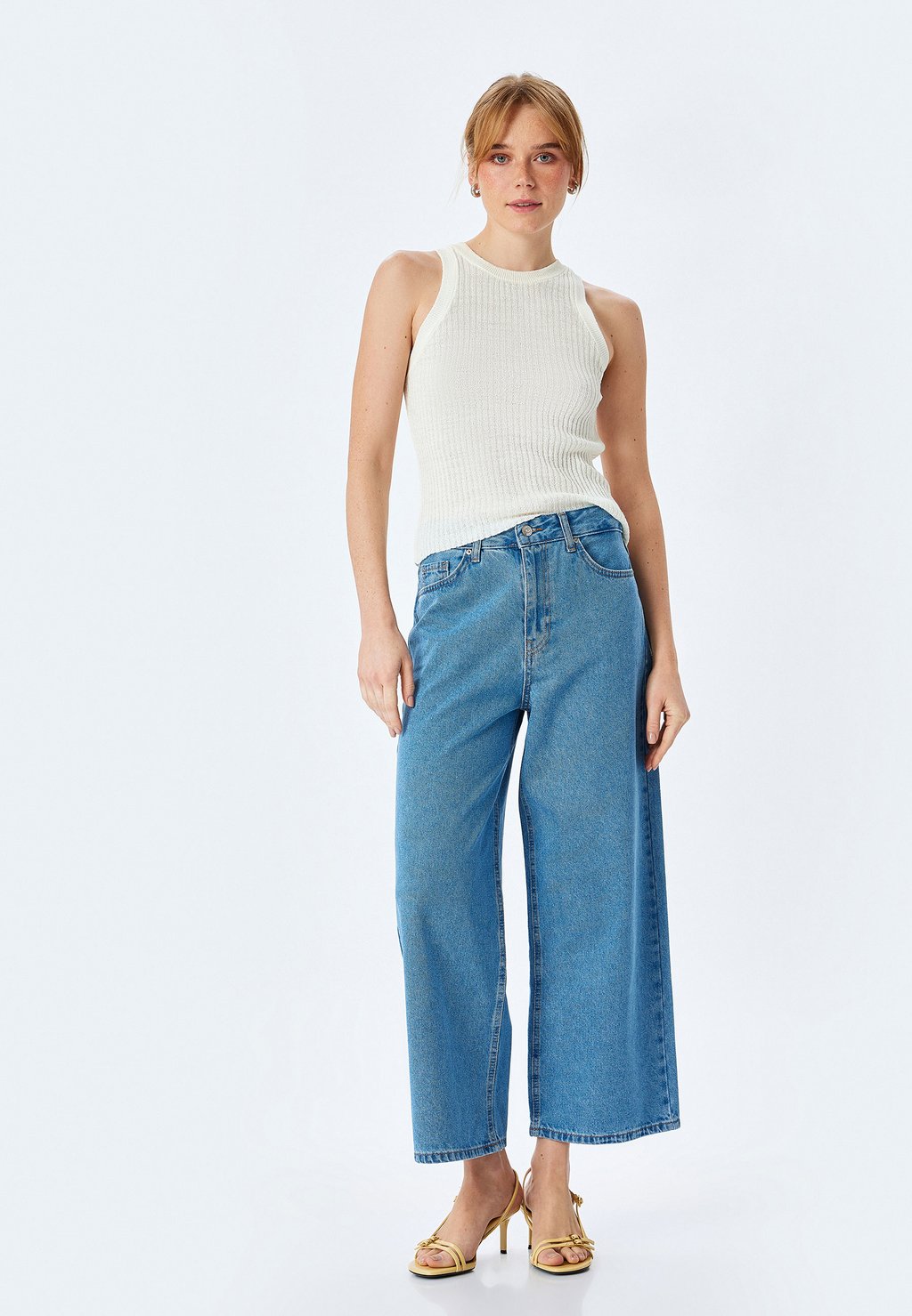 

Расклешенные джинсы Koton, цвет Blue Denim