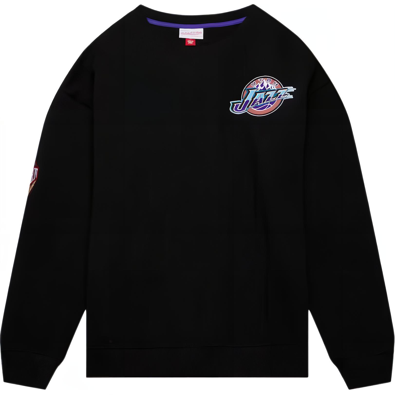 

Mitchell Ness Толстовка Mitchell & Ness x NBA Utah Jazz Team First Satin Fleece мужская black, Черный, Mitchell Ness Толстовка Mitchell & Ness x NBA Utah Jazz Team First Satin Fleece мужская black