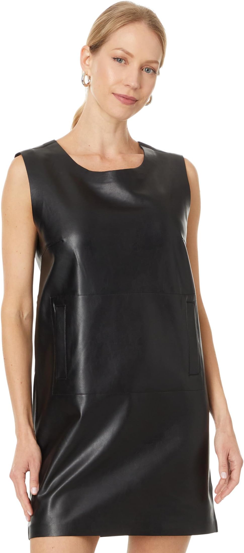 

Платье Norma Kamali Sleeveless Tailored Mini Dress, черный