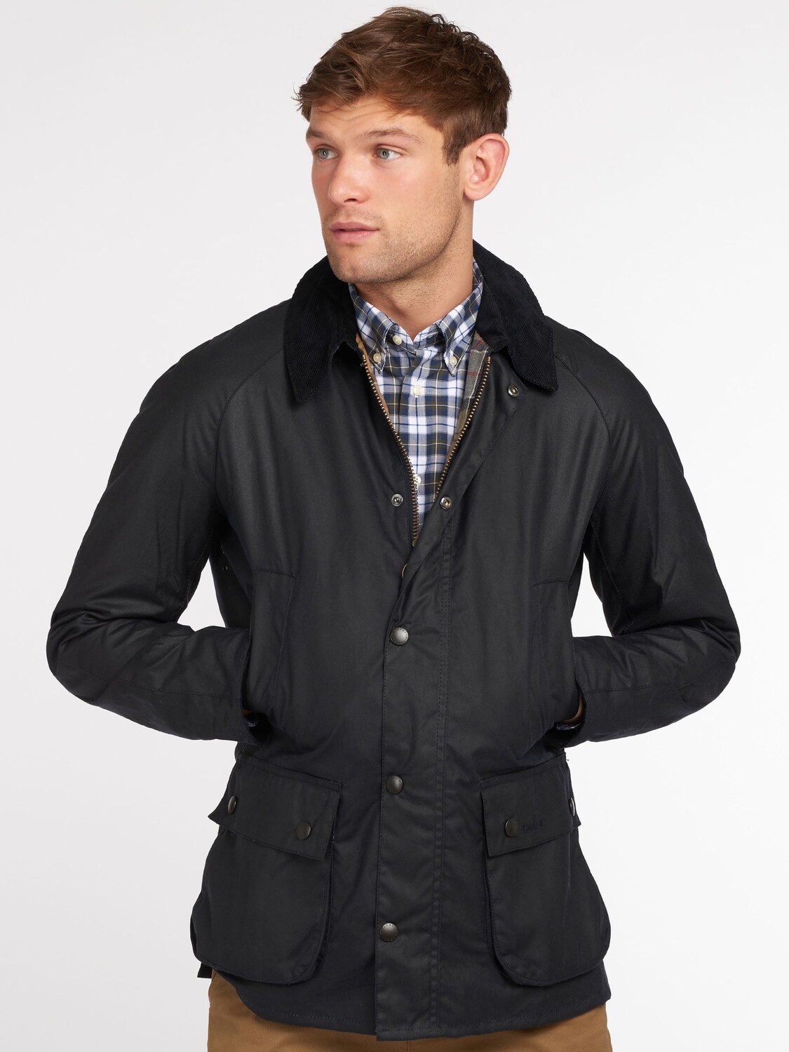 

Вощеная полевая куртка Barbour Ashby, темно-синяя, Синий, Вощеная полевая куртка Barbour Ashby, темно-синяя