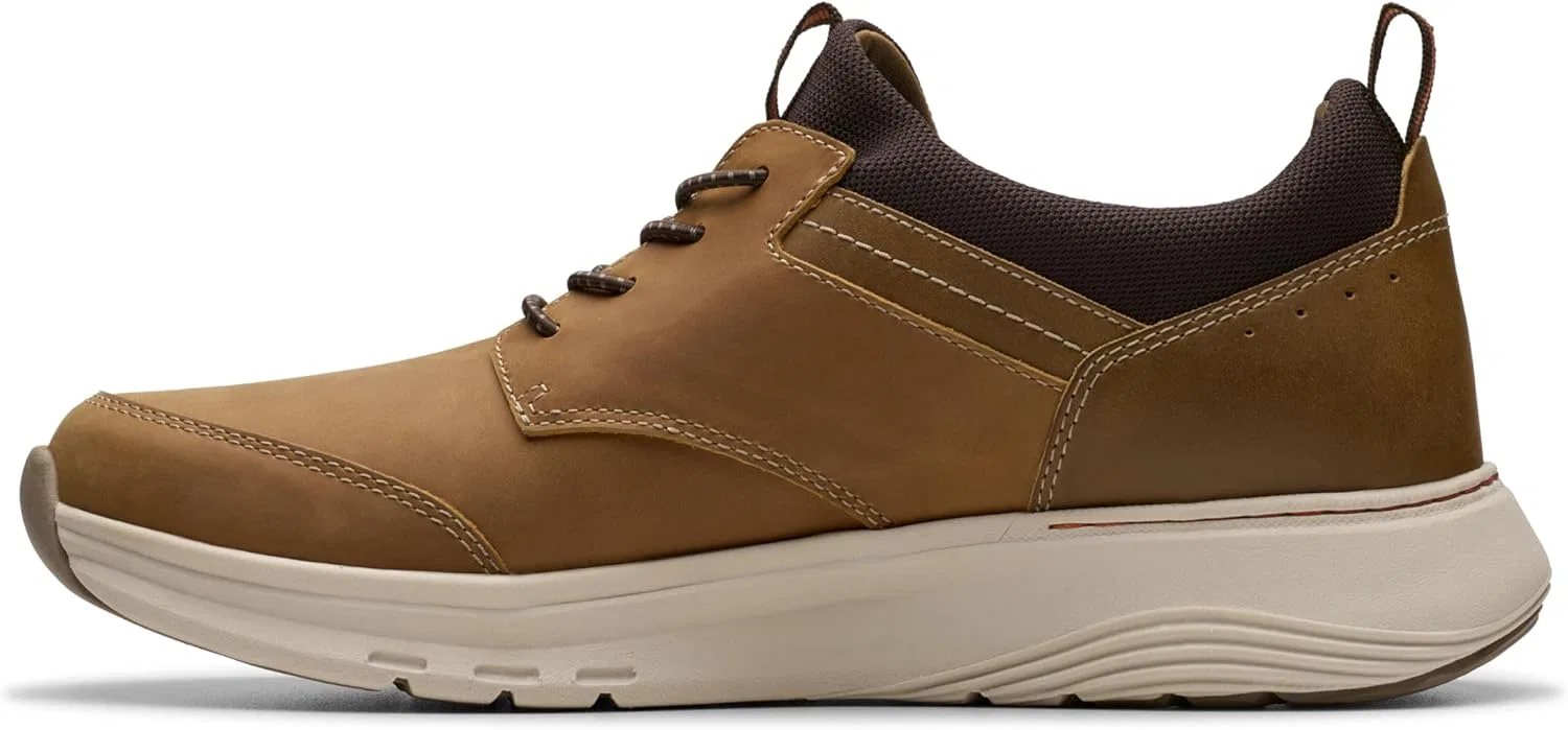 Мужские кроссовки Clarks Motion Trek Ez Trainers, Dark Tan Lea