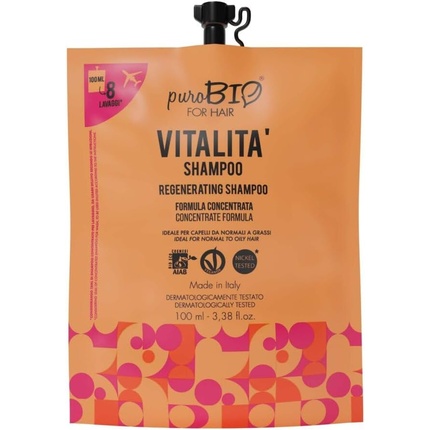 

Purobio For Hair Регенерирующий шампунь Travel Size 100 мл Mami