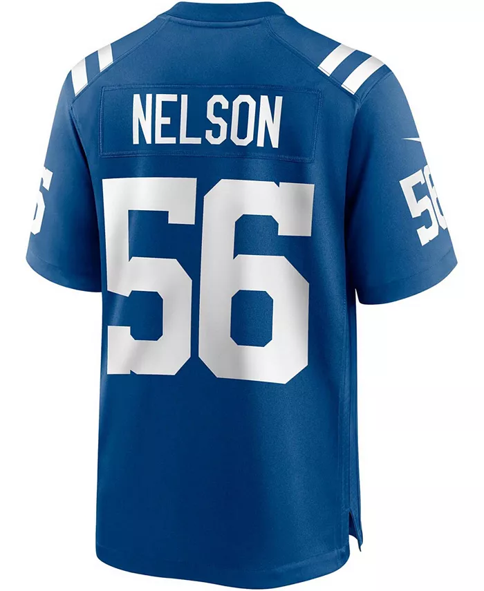 Мужская альтернативная игровая футболка Quenton Nelson Indianapolis Colts Nike, мультиколор — фото 3