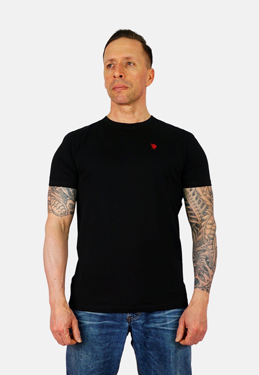 

Базовая футболка 2ER PACK R-NECK U.S. Polo Assn., черный