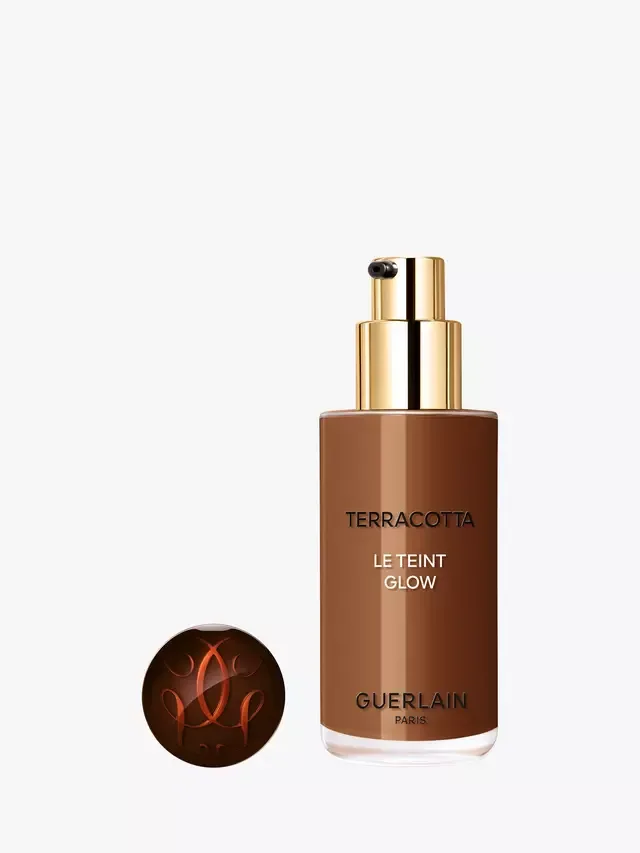 Терракотовая тональная основа Le Teint Glow Healthy Glow Foundation Guerlain, 8N — фото 2