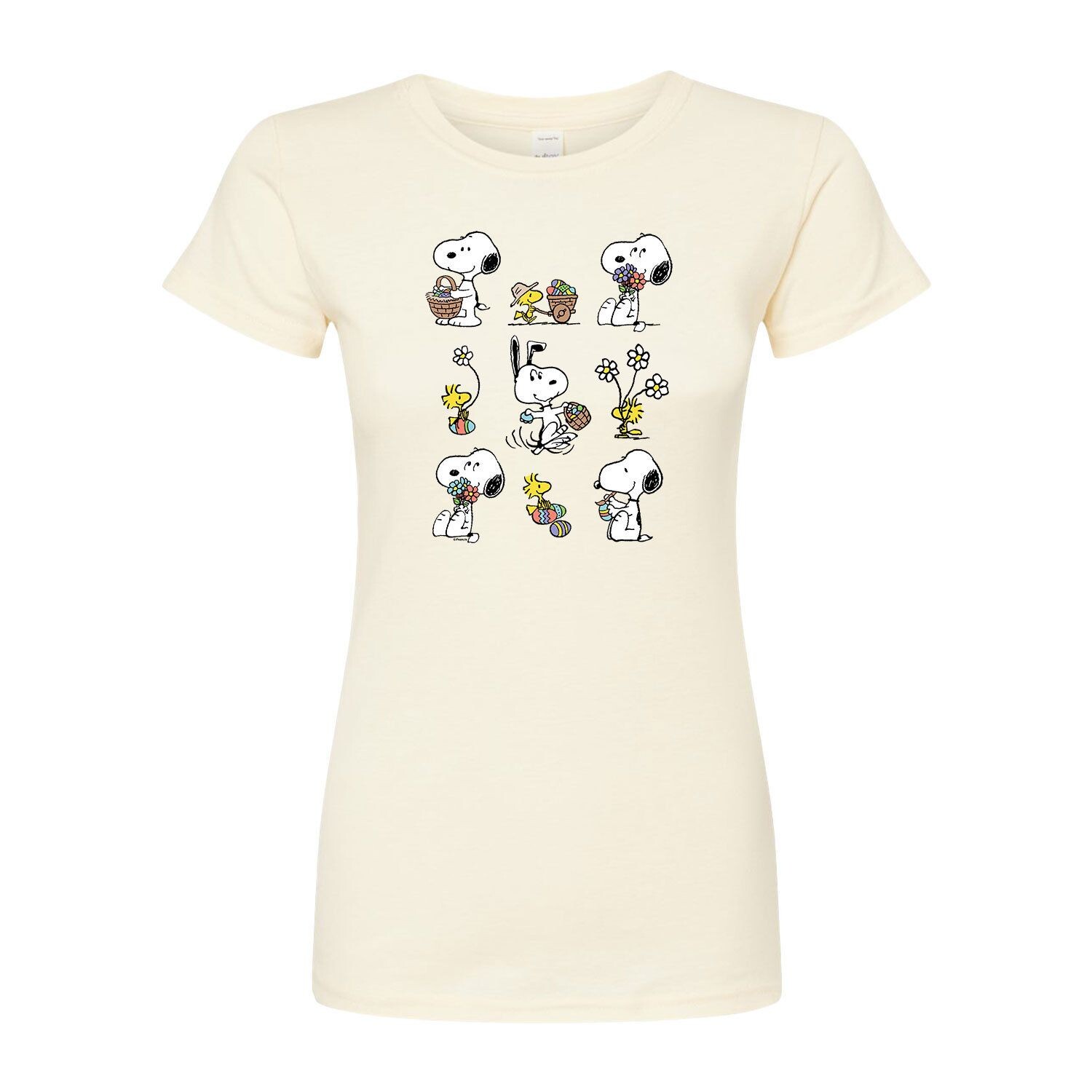 

Облегающая футболка Juniors' Peanuts Egg Hunting Licensed Character
