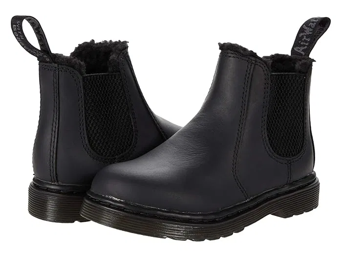 Ботинки 2976 Leonore Mono T Dr. Martens Kid's Collection, Black Republic Wp
