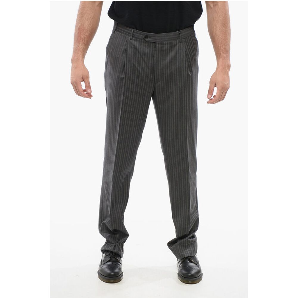 

Брюки MANTUA Virgin Wool в тонкую полоску Corneliani, Gray