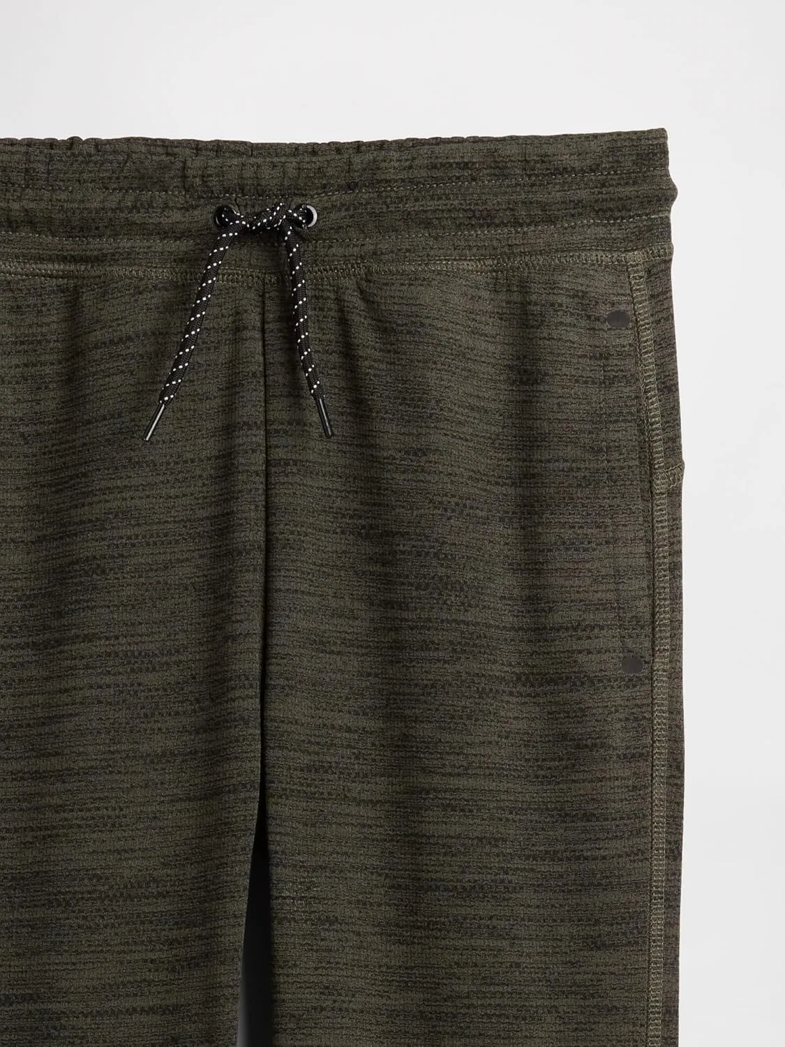 Спортивные брюки-джоггеры из сетчатой ткани для мальчиков GAP, Olive Night — фото 3