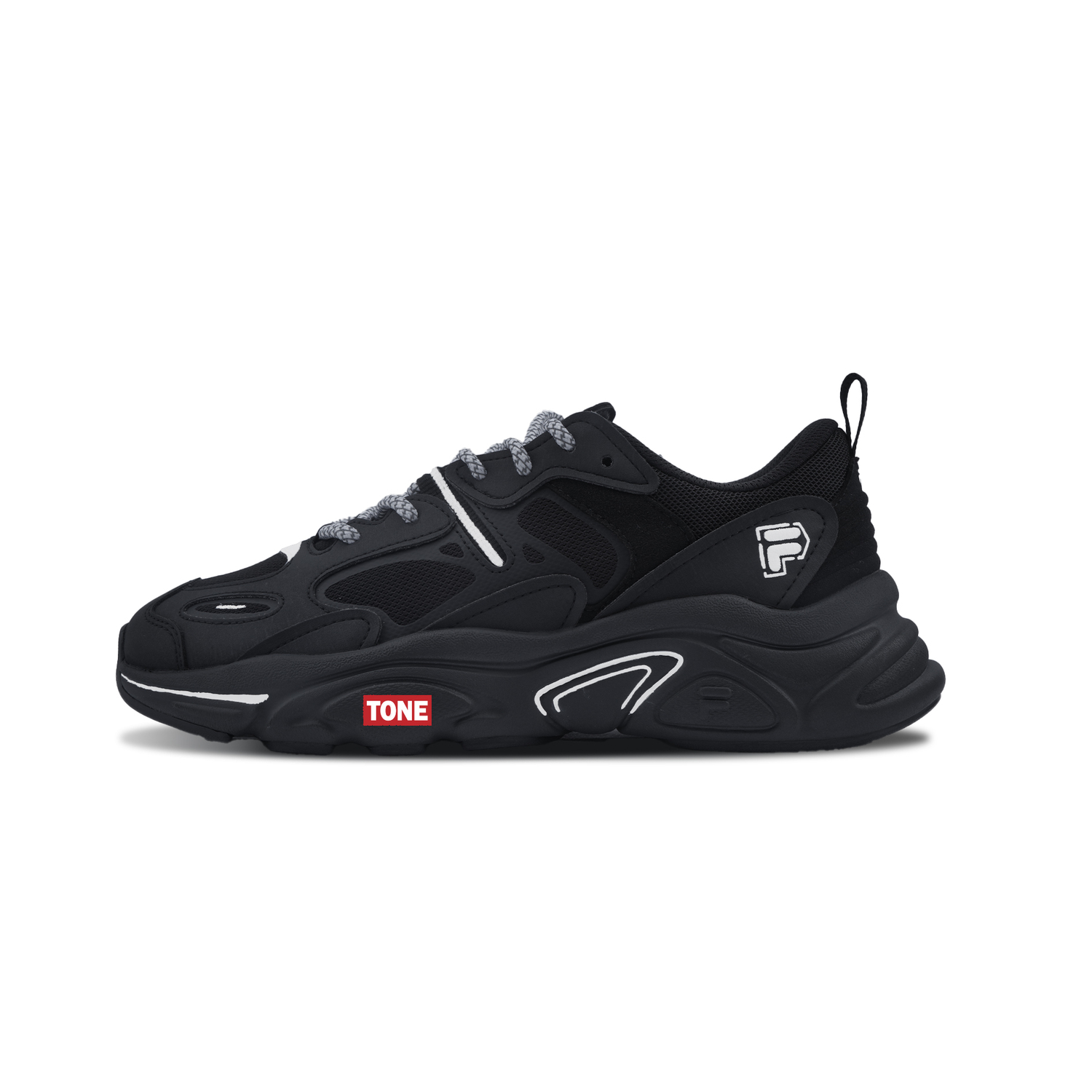 Марс 2 повседневная обувь Unisex Low top белый FILA, черный — фото 4