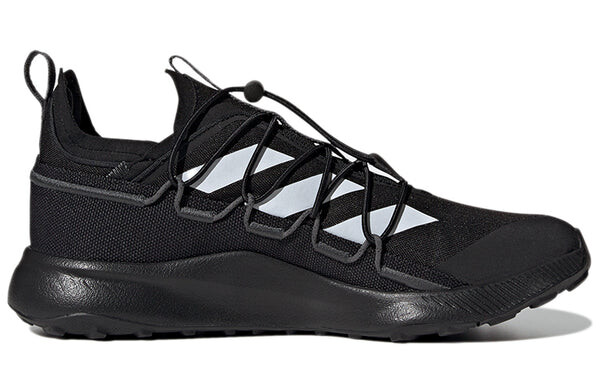 Кроссовки adidas Terrex Voyager 21 'Black White', черный — фото 2