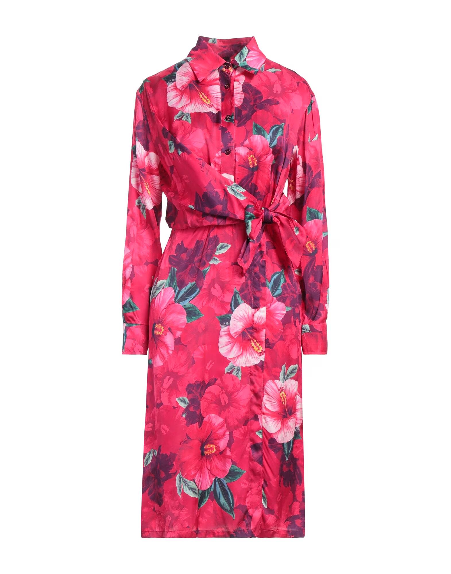 

Платье миди Pinko, фуксия