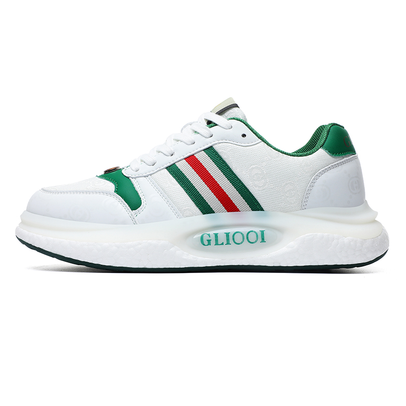 

Boogie Bear Унисекс скейтборд кроссовки бело-зеленые, цвет White Green