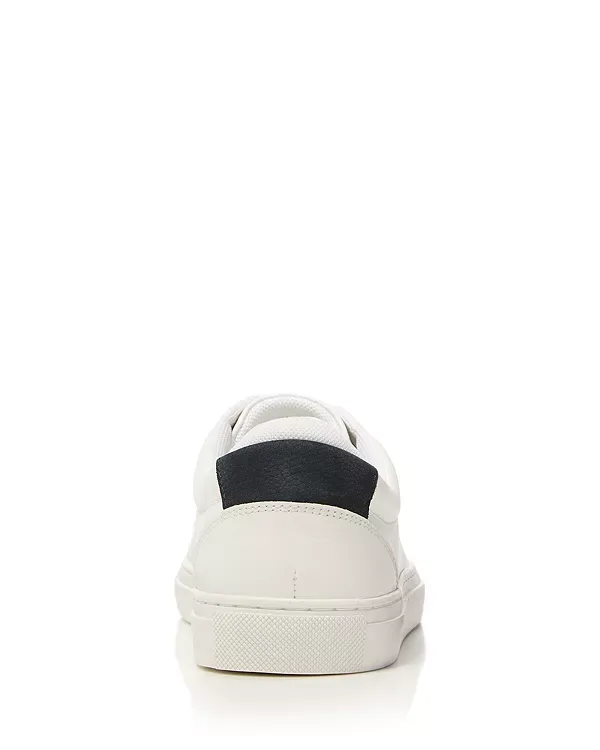 Модные кроссовки на шнуровке The Men'S Store At Bloomingdale'S, White/Navy — фото 3