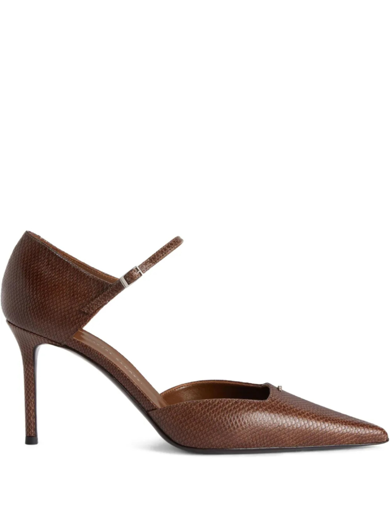 Туфли Raquel D'Orsay 85 мм Giuseppe Zanotti, коричневый