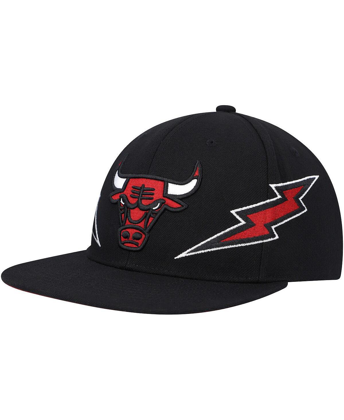 

Мужская черная кепка Chicago Bulls Hardwood Classics Soul Double Trouble Lightning Snapback Mitchell & Ness